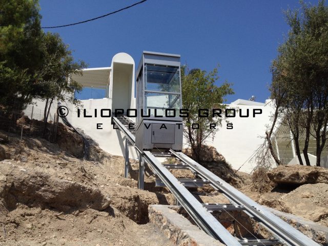 Teleferik (Inclined Lift) In Rodos, Dodekanese.